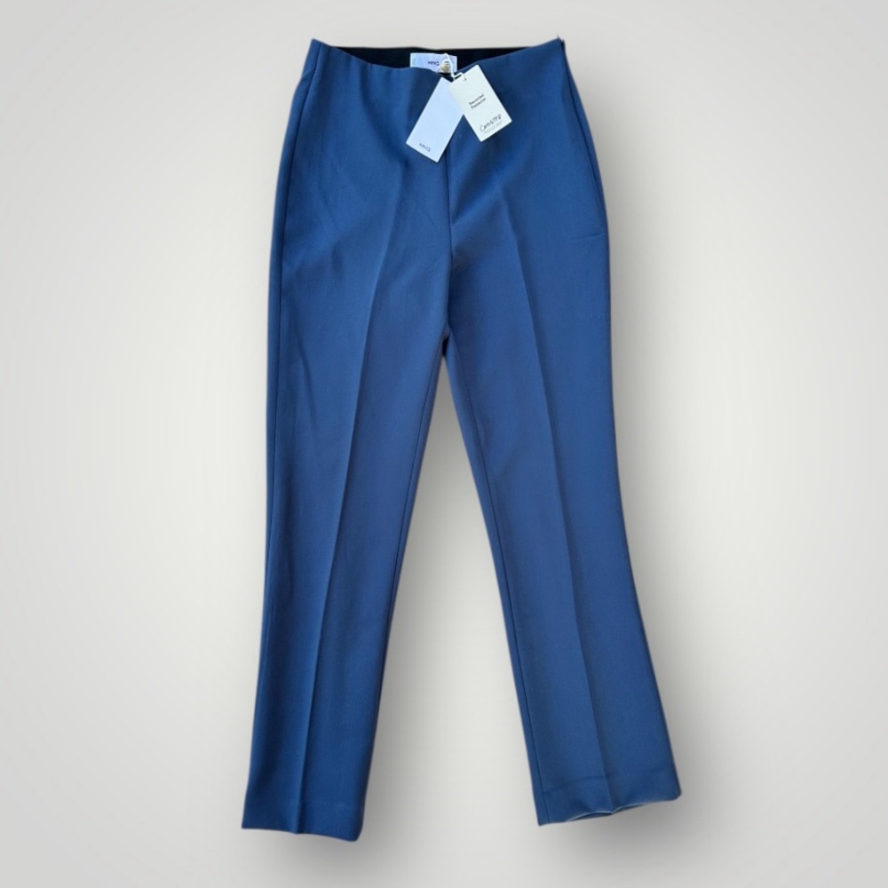 Mango Blue Women's Pants